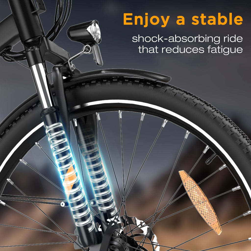 HITWAY 28" E Bike, Elektrofahrrad Trekkingrad E-Bike Herren Damen mit 36V 468Wh Akku,50-100km Reichweite, 250W Motor, E-Fahrrad mit 7-Gang-Getriebe, Pedelec Citybike EBike für Erwachsene